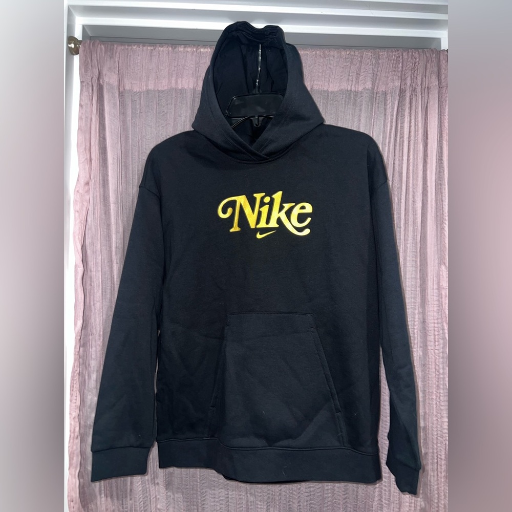 Nike Black and Gold Sweatshirt Hoodie